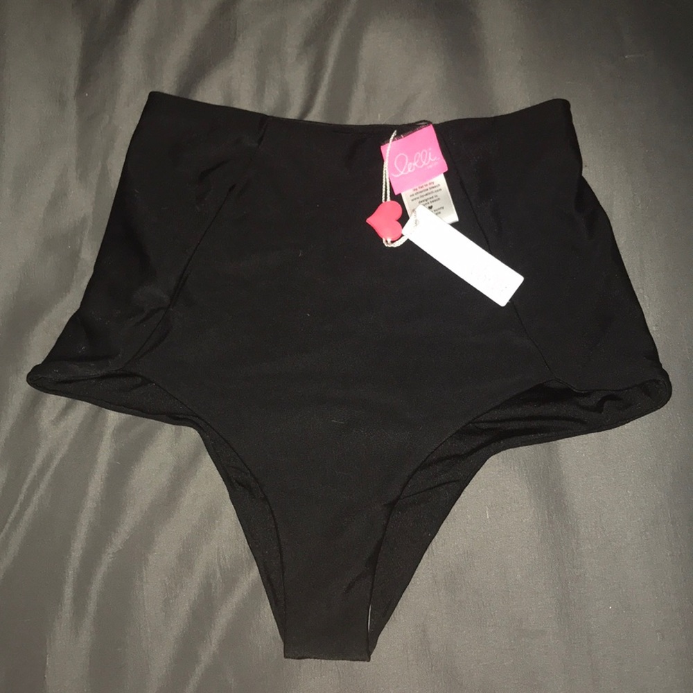 Black high waisted lolli bottoms